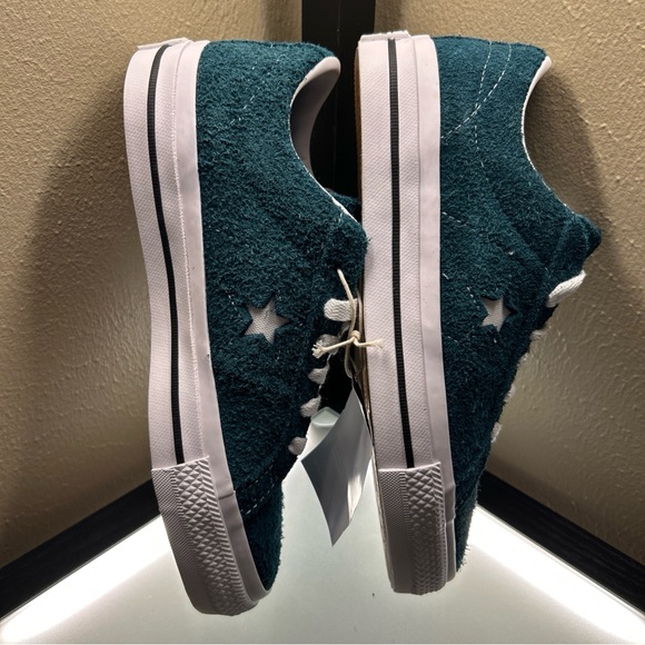 Converse One Star Pro Low Midnight Turquoise Size W/5.5 M/4 A03218C - Picture 4 of 10